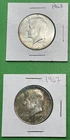 1967 Kennedy Half Dollars Lot of (2) - 40% Silver Coin