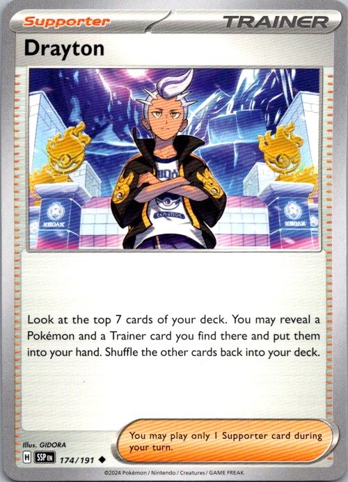 Drayton Uncommon SV08: Surging Sparks 174/191 NM