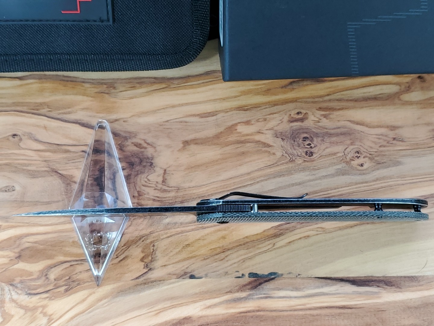 Boker Plus - Exscalibur W Green Micarta & Steel Handle & D2 Folding Pocket Knife