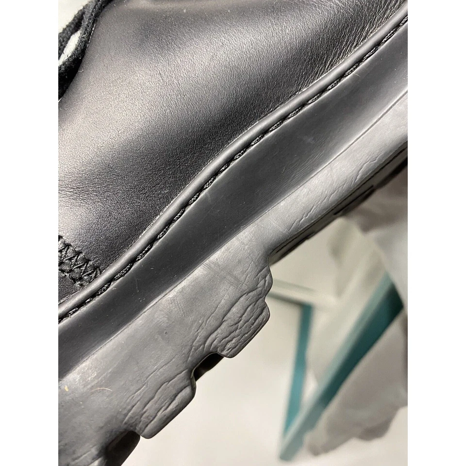 Camper Brutus Black Formal Shoes for Women 38 US 7.5 Leather Lace Up Sneakers - Image 3 of 4