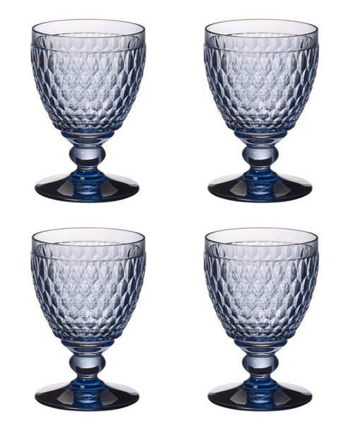 Villeroy & Boch Boston Coloured 4Er Set Wasserglas Blau-image