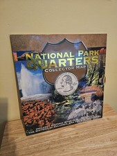 Currency National Park Map and Quarters Collector Book