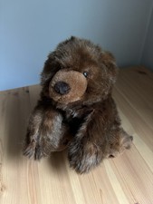 Vintage Plush Teddy Bear Realistic GRREAT GRIZZLY Russ Berry Stuffed Teddy 90s