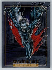 2024 Skybox Marvel Masterpieces 92 Platinum #60 Morbius