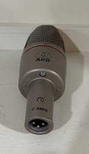 AKG C3000B Condenser Microphone XLR 3 Pin Adjustable Gain Silver Wired