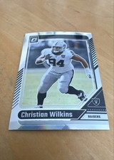 2024 Panini Donruss Optic - Christian Wilkins #104 - Raiders