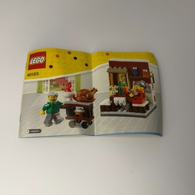 Lego Seasonal Set Christmas Thanksgiving Feast 40123 Complete 2015 No Box