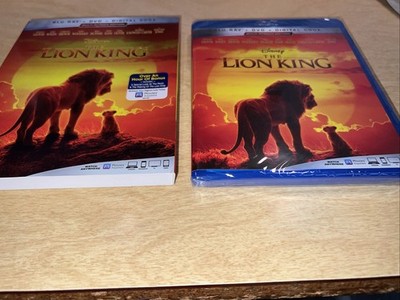 LION KING DISNEY REMAKE MULTI SCREEN EDITION SLIPCOVER 2-DISC DVD & BLU RAY