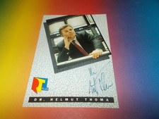 Dr. Helmut Thoma RTL  signed signiert autograph Autogramm auf Autogrammkarte