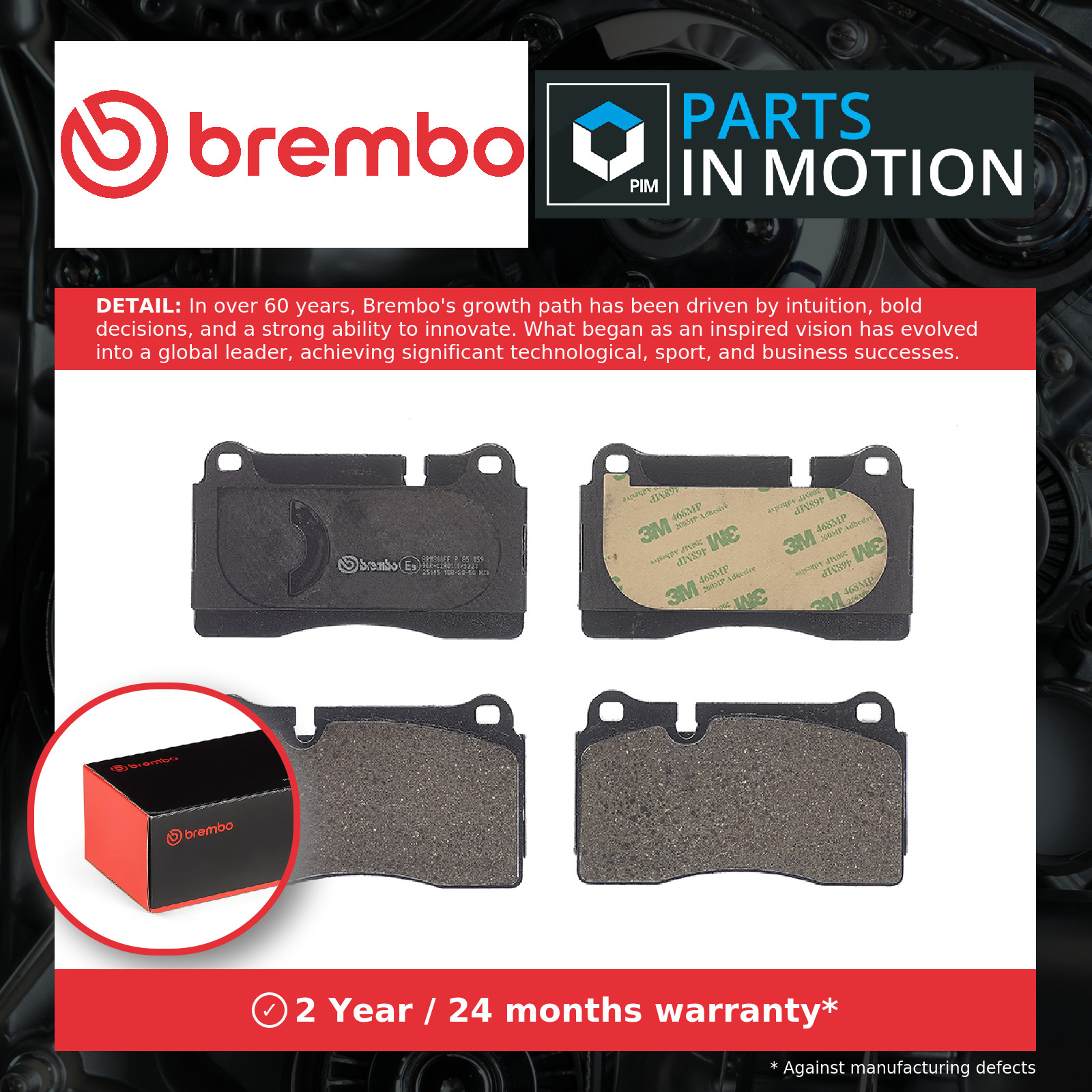✅Fits BREMBO P 85 159 HAM PADS. PRZEDNIE FRONT Brembo AUDI/CUPRA/SEA ⭐UK Seller⭐ - Image 13