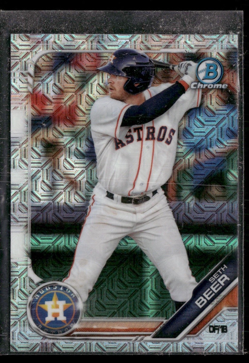 2019 Bowman #BCP-14 Seth Beer Chrome Prospects Mojo Refractors