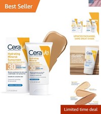 Sheer Tinted Sunscreen SPF 30 - Lightweight Hydration with Zinc Oxide  Titanium