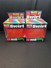 NeeDoh Nice Cube Swirl ORANGE Brand New Sealed 
