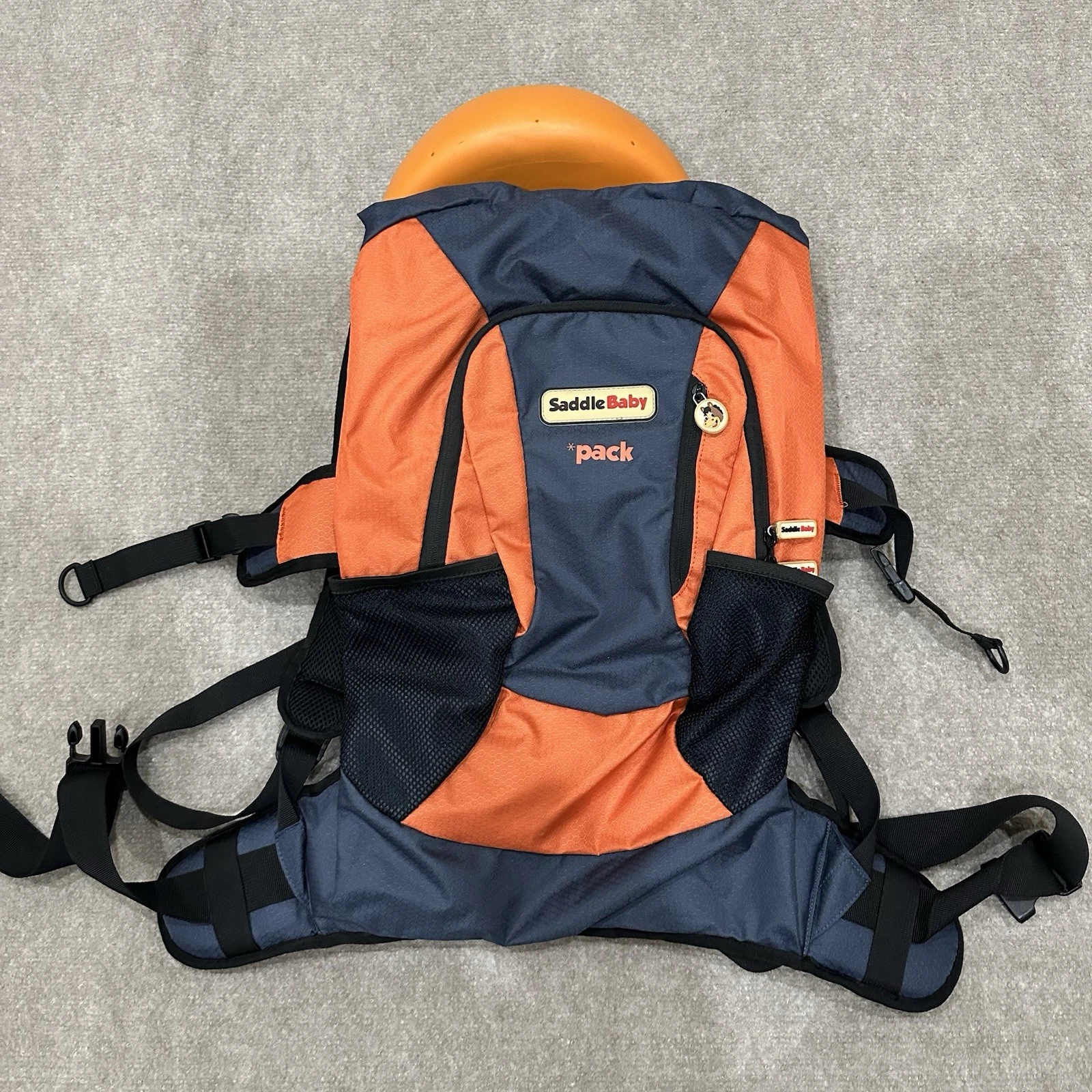 Saddle Baby Pack Hands Free Toddler Carrier Backpack With Shoulder Carrier