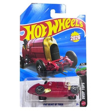 2026 HOT WHEELS RED FIAT BEAST OF TURIN 5/5 HW DROP TOPS 131/250