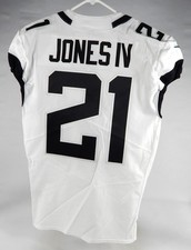 2021 Jacksonville Jaguars Sydney Jones IV #21 Game Issued White Jersey 5