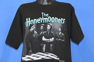 vintage 90s THE HONEYMOONERS RALPH KRAMDEN JACKIE GLEASON TV SITCOM t-shirt XL
