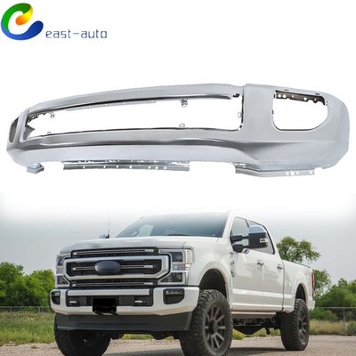 For Ford F450 F550 F600 2020-2022 LC3Z17757D W/Fog Light Hole Steel Front Bumper