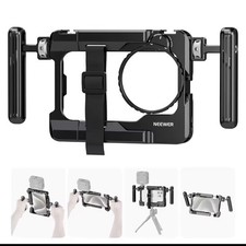 NEEWER Universal Smartphone Video Rig with Handles 67mm Filter Adapter