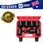 Deep Impact Socket Set 8-Piece 1/2-inch Drive Wheel Axle Nut Wrench Large Socket