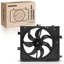 A-Premium Engine Radiator Cooling Fan Assembly Compatible with Select Nissan Mod