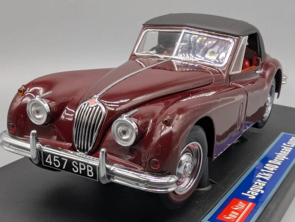 Modellautos 1:18 Sun Star Jaguar XK 140 Drophead Coupe mit OVP - Bild 2 von 4