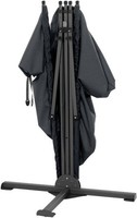 Siena Garden Sichtschutz Ben 150X280 Cm Grau Gestell Aus Stahl,Polyester