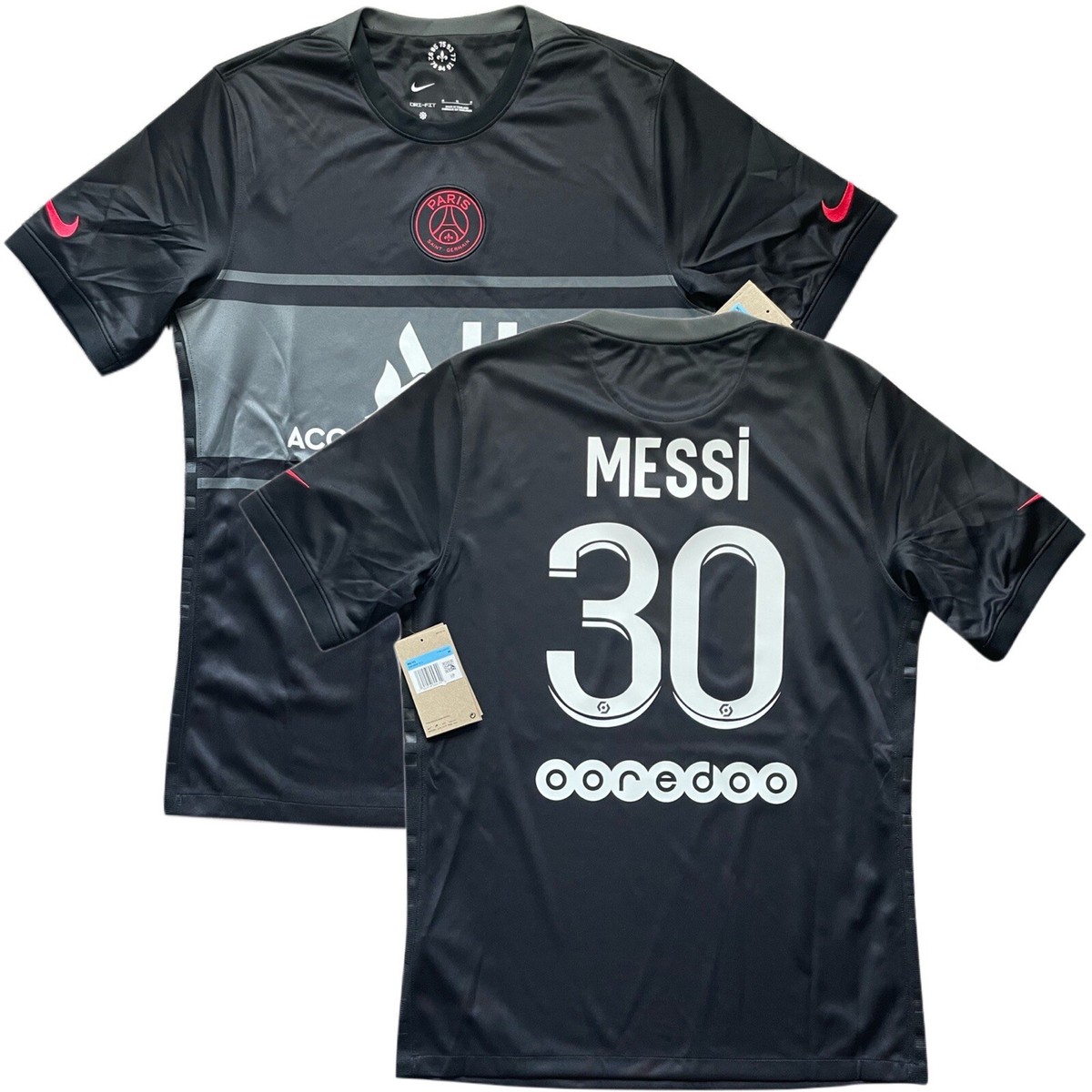 【新品】PSG×JORDAN MESSI ユニフォーム Messi PSG 21/22 Jordan Home Kids Kit - SoccerArmor -