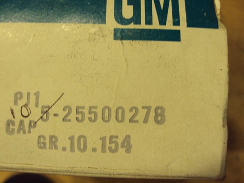 NOS 1967-1975 CHEVROLET - ALL - WINDSHIELD WASHER RESERVOIR CAP - Foto 4 di 4