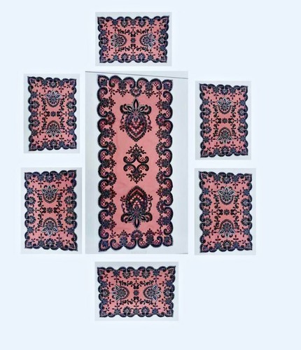 Moderno Lujo Organza Brillo Mesa Corredor Mesa de Comedor Placa Mesa Alfombrilla Regalo - Imagen 7 de 18