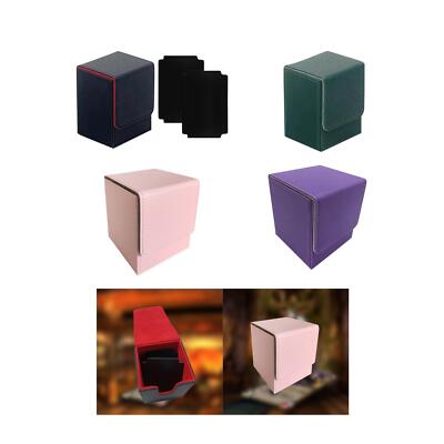 Card Deck Box Standard with Card Divider Sturdy Strong Display Premium Sleeved