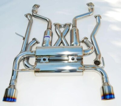 イガミ Invidia HS07IG7GIT Gemini Catback Exhaust For 07-16 Infiniti G37