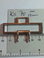 Koppelschloss Feldbinde Gegenst&uuml;ck silbern bis 50mm Neu 1 St&uuml;ck (ks70)