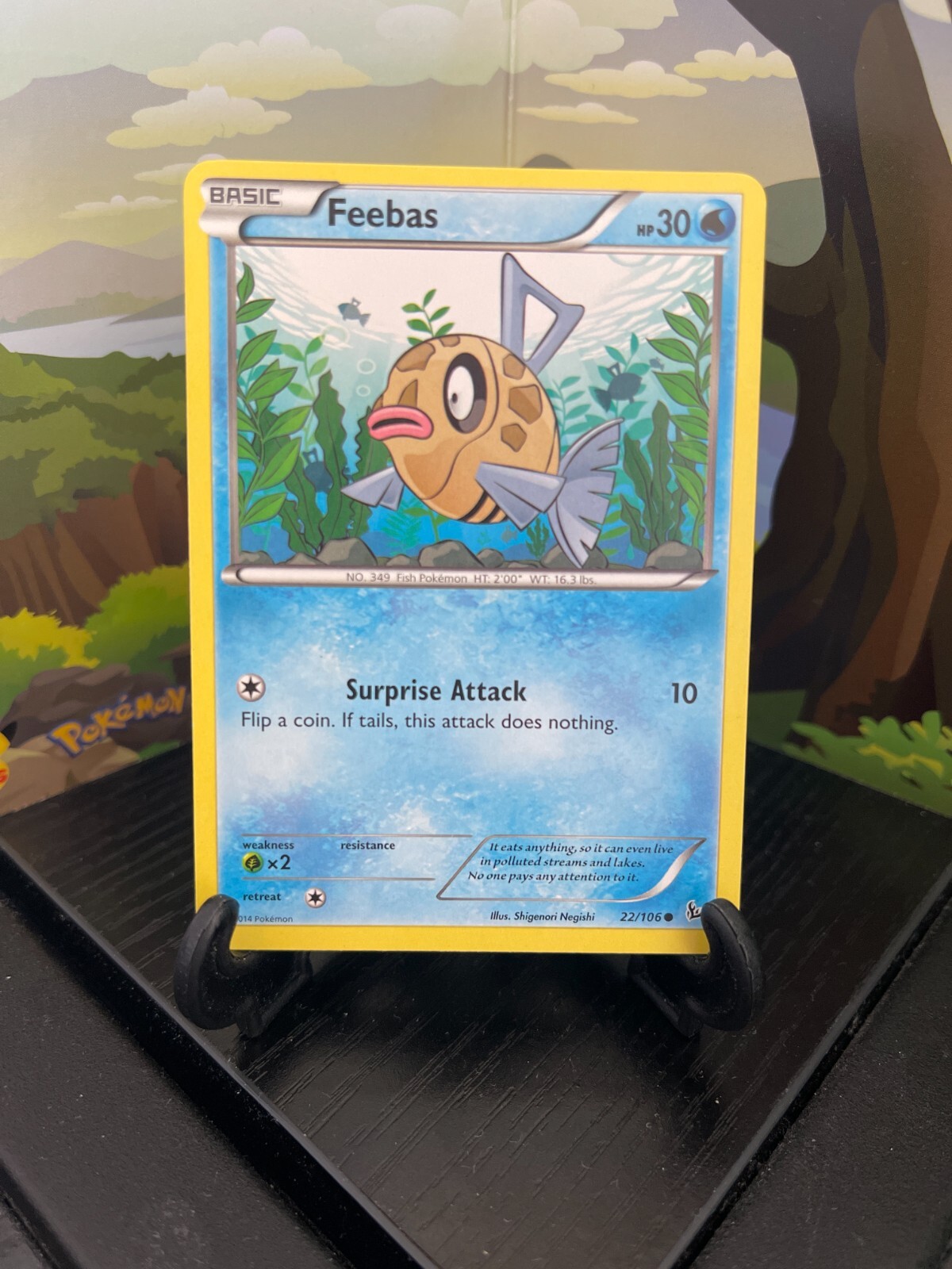 Feebas 22/106 - Flashfire - Common - Pokemon Card TCG - LP