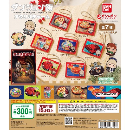 Laios Touden Acrylic Strap Keychain Charm Delicious in Dungeon Authentic Japan - Picture 5 of 5