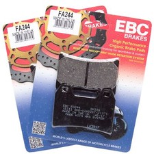 EBC FA244 Organic Brake Pads X2 for Husqvarna SM 610 S 00-06