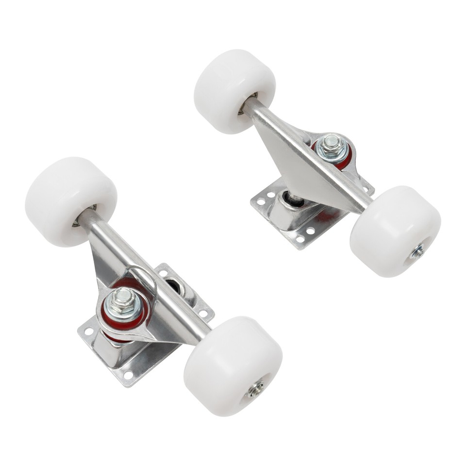 Pair Skateboard Trucks Combo Set Kit Skateboarding Bearings Cruisers