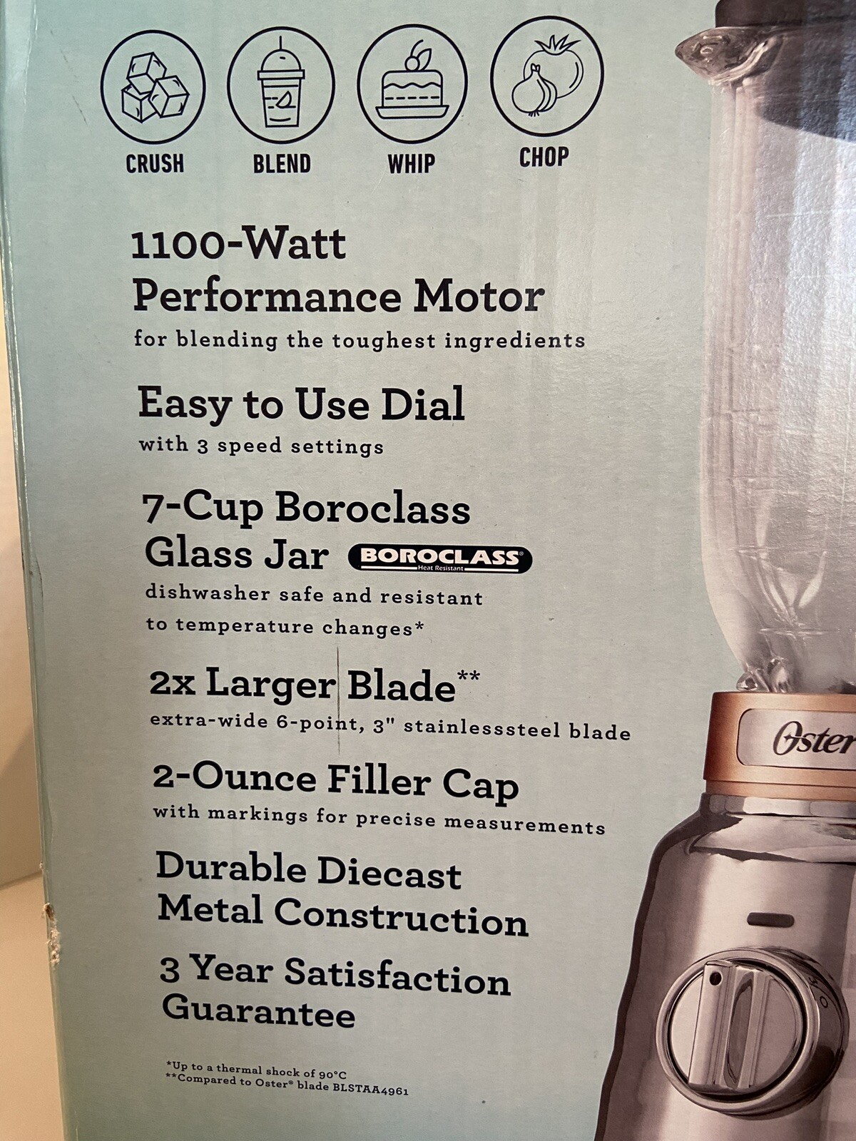 Oster BLSTPBRG Beehive Die-Cast Metal Base Performance Blender