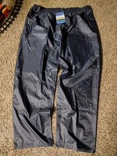 Portwest Classic Rain Trousers Navy Blue XXL Waterproof Windproof