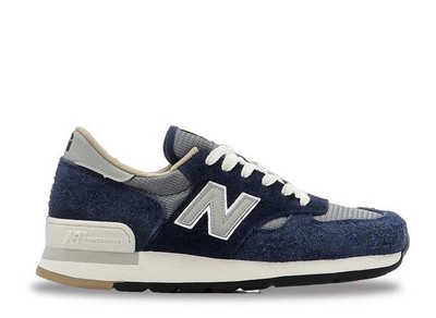 US 8 Carhartt WIP New Balance 990V1 Dark Navy Pussywillow Gray 