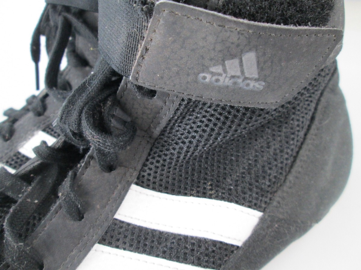Adidas HVC 2 Wrestling Shoes Mens sz 13 MMA Boxing Black 