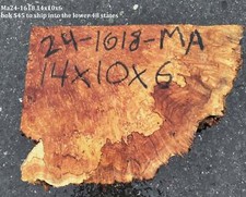 Maple Turning Block Maple Burl Diy Craft Wood Bowl Turning Ma24-1618