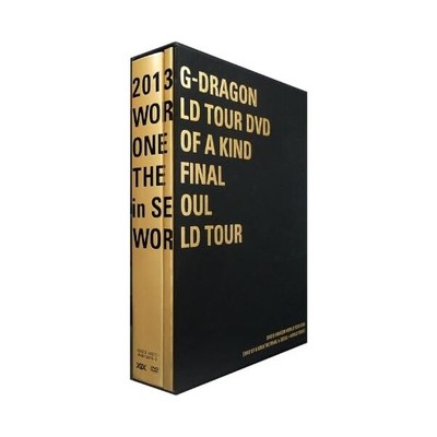 G-DRAGON WORLD TOUR 4DVD ONE OF A KIND THE FINAL in SEOUL + WORLD