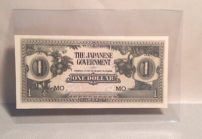 Nice! WWII Japanese Government One Dollar Bank Note MO. VG. #-5 | eBay