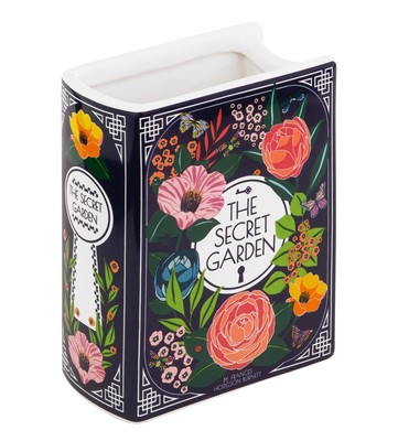 Steel Mill & Co Small Book-Shaped Decorative Vase, Ceramic Vases for Home Dec...