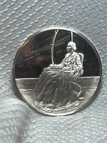 1978 FM Sterling Silver 31.77 Grams Proof Lady In White (No. 1) Thomas Dewing