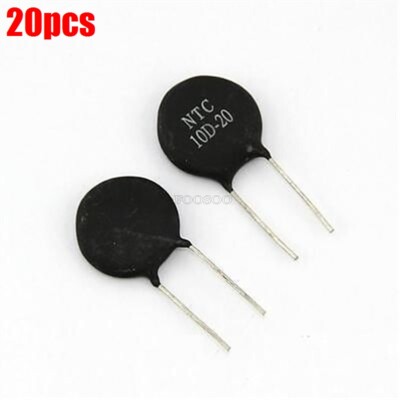 20Pcs 10D-20 Ntc 10D-20 Thermistor rl