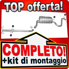 Silenziatore Posteriore per KIA CEE'D 1.6 CRDi/ 2.0 140CV CRDi 2-Volumi 06-09