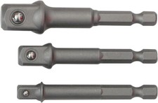 FAMEX Stecknuss Adapter Bitaufnahme Nuss Akkuschrauber Bohrmaschine Stecknüsse