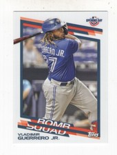 2022 TOPPS OPENING DAY BASEBALL BOMB SQUAD VLADIMIR GUERRERO JR BLUE JAYS #BS-12